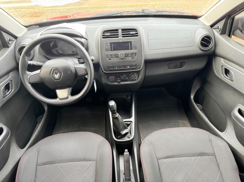 renault/kwid zen 1.0,vermelho,2018/2019,completo