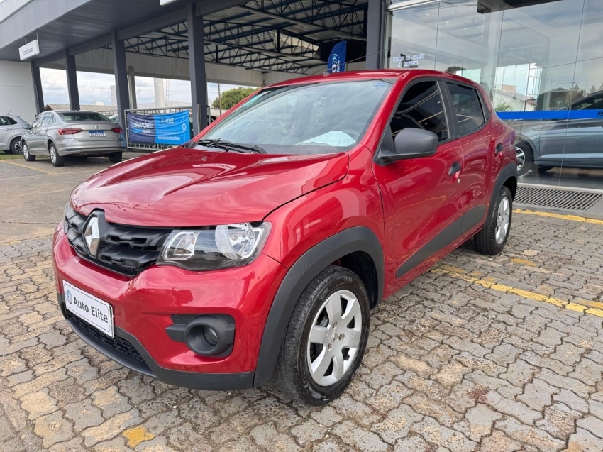 renault/kwid zen 1.0,vermelho,2018/2019,completo
