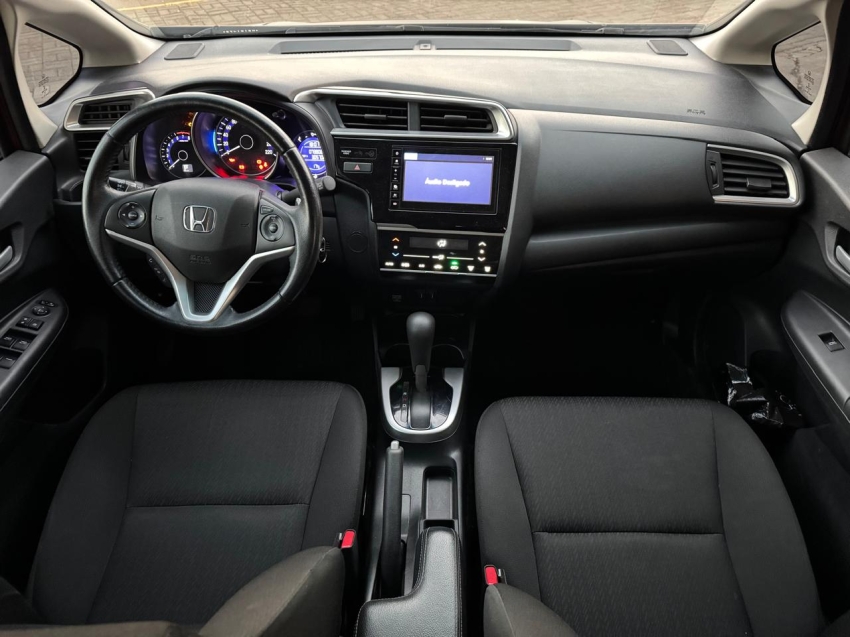 honda/fit ex cvt,vermelho,2018/2019,completo