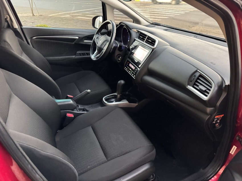 honda/fit ex cvt,vermelho,2018/2019,completo