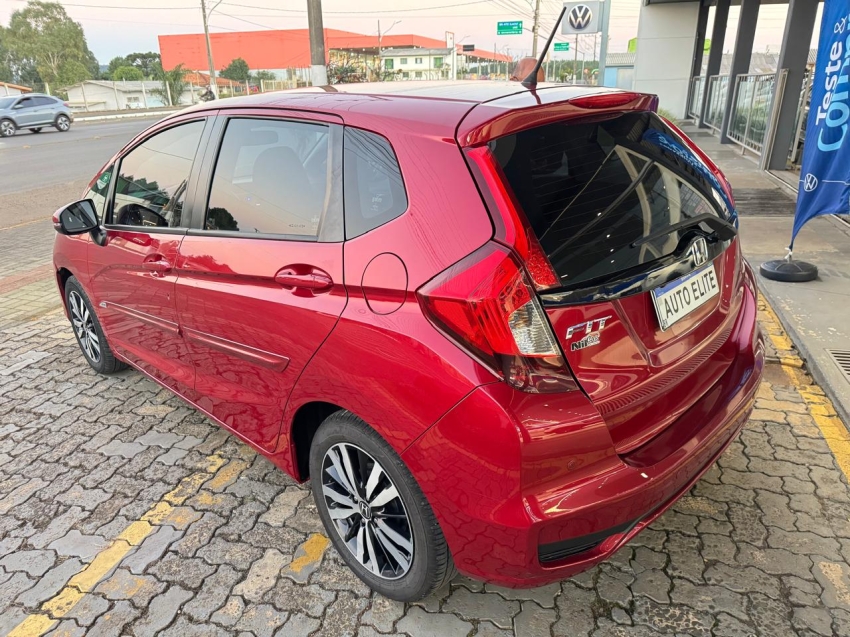 honda/fit ex cvt,vermelho,2018/2019,completo