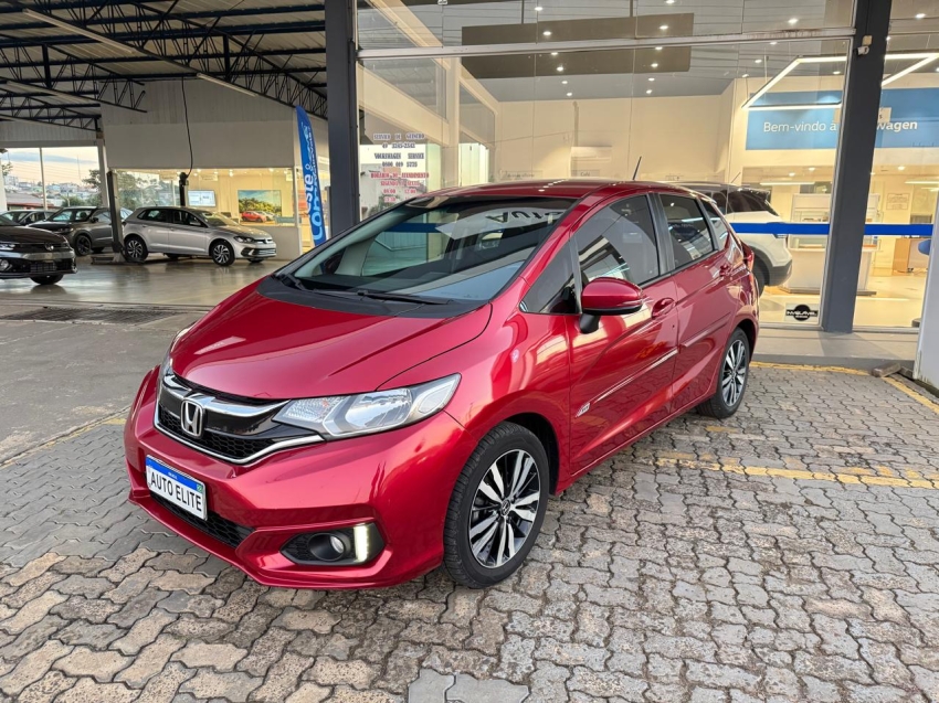 honda/fit ex cvt,vermelho,2018/2019,completo