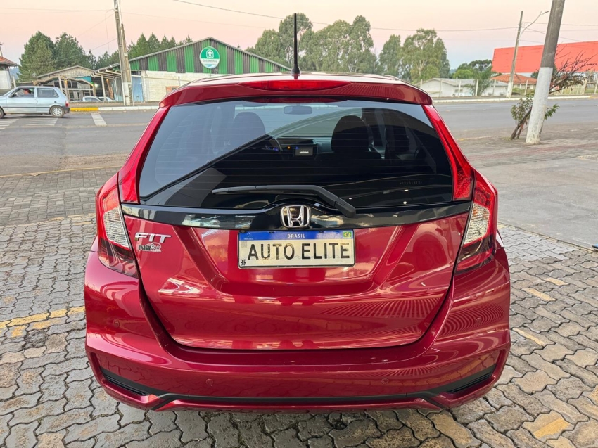 honda/fit ex cvt,vermelho,2018/2019,completo
