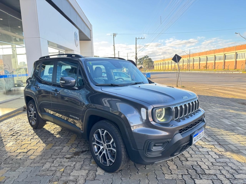 renegade long 1.3 turbo,2023/2024,cinza,completo