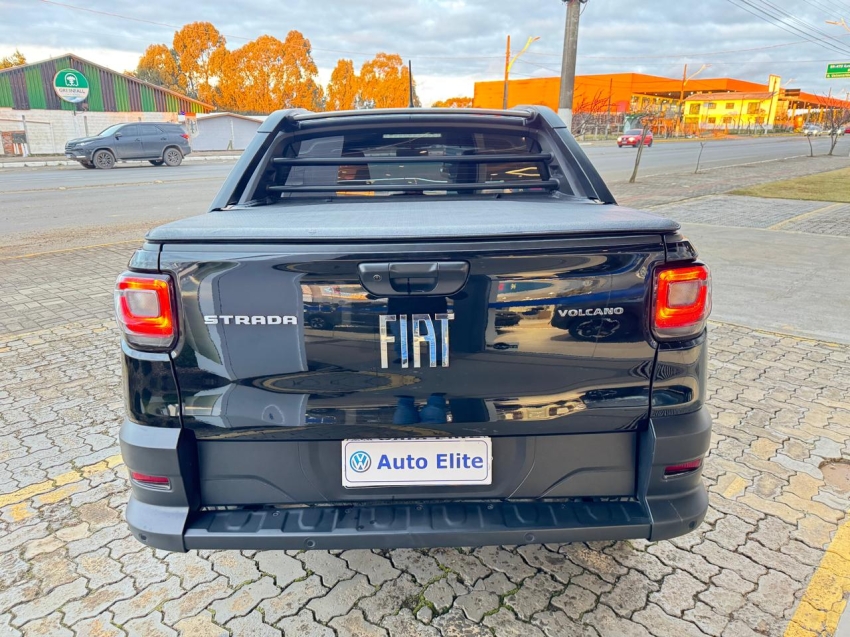 fiat/strada volcano 1.3, manual,202/2023,preta,completa