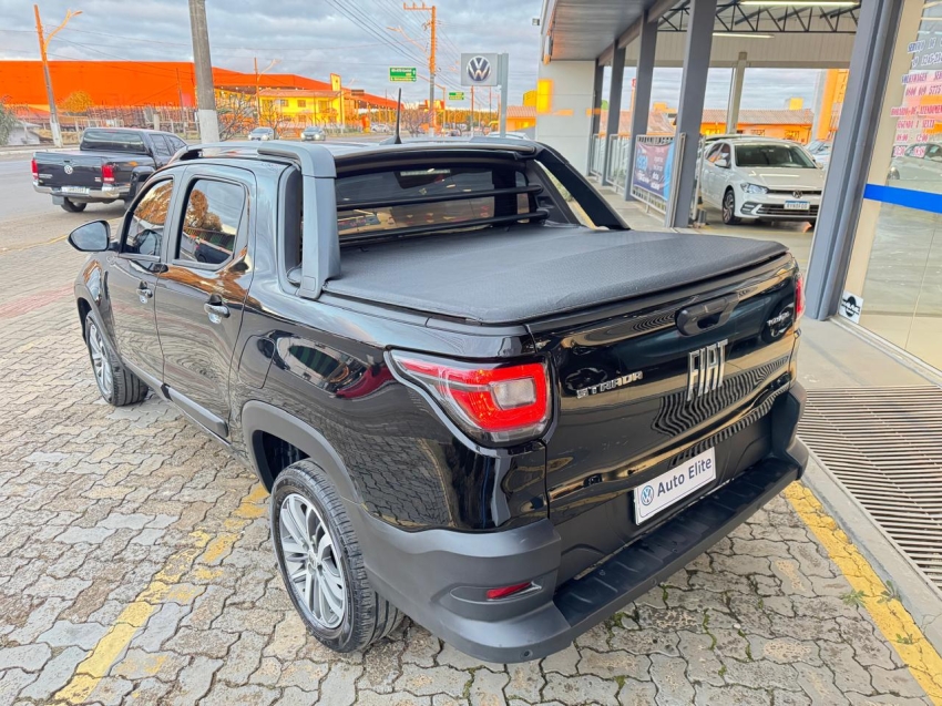 fiat/strada volcano 1.3, manual,202/2023,preta,completa
