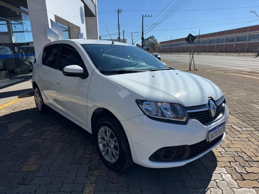 vw/sandero expr 1.0,branco,2016/2017,completo