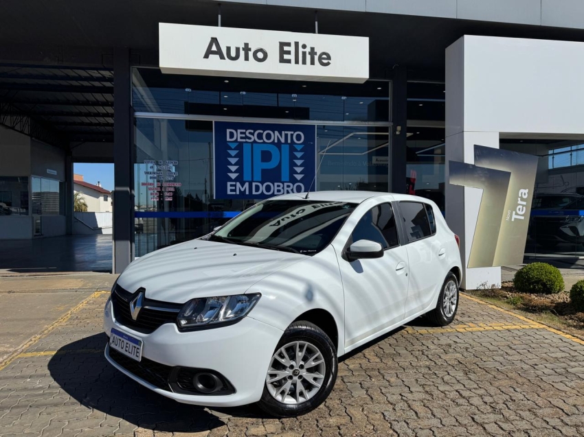 vw/sandero expr 1.0,branco,2016/2017,completo