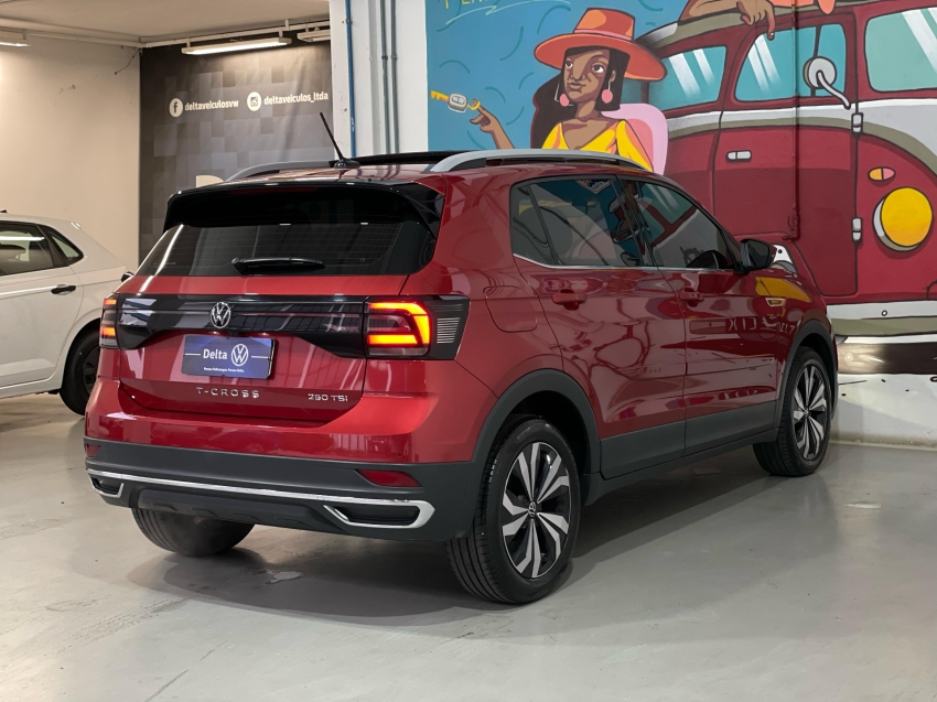 volkswagen t-cross 1.4 250 tsi total flex highline automatico 4p 2022