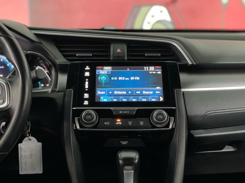 honda civic 2.0 16v flexone exl 4p cvt flex automatico 2019