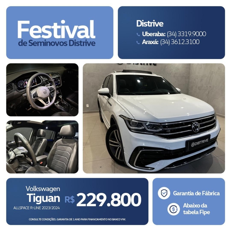 volkswagen tiguan 2.0 300 tsi gasolina allspace r-line automatico.