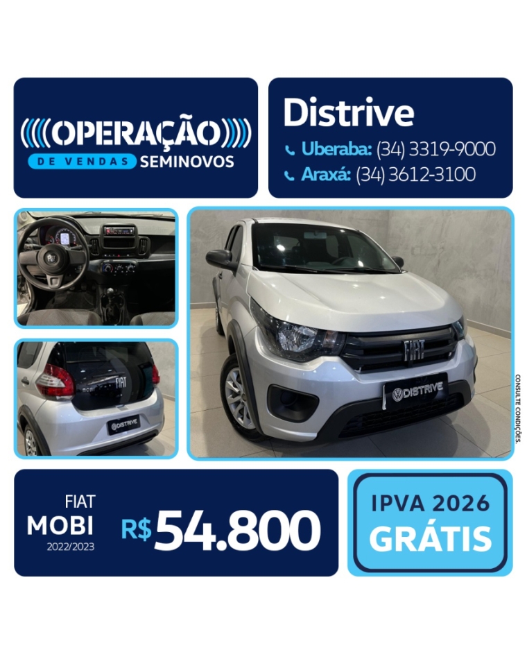 fiat mobi 1.0 evo flex like. manual 4p 2023