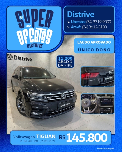 volkswagen tiguan 2.0 350 tsi gasolina allspace r-line 4motion dsg 4p automatico 20210