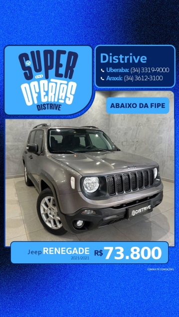 jeep renegade 1.8 16v flex sport 4p automatico 2021