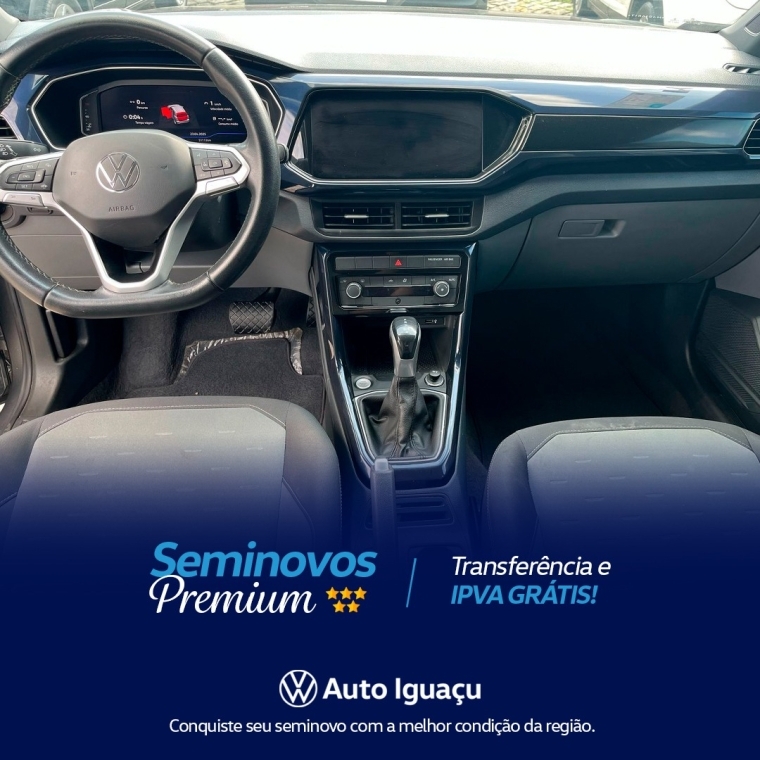 volkswagen t-cross 1.0 200 tsi total flex comfortline automatico 4p 2022