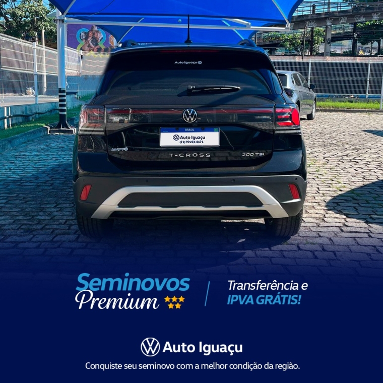 volkswagen t-cross 1.0 200 tsi total flex comfortline automatico 4p 2025