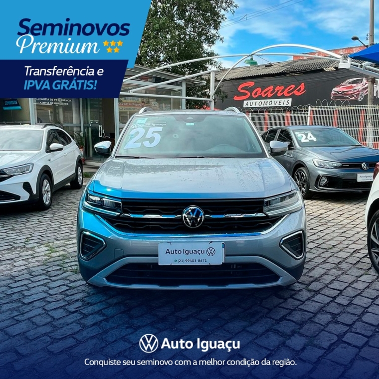 volkswagen t-cross 1.4 250 tsi total flex highline automatico 1.0 4p 2025