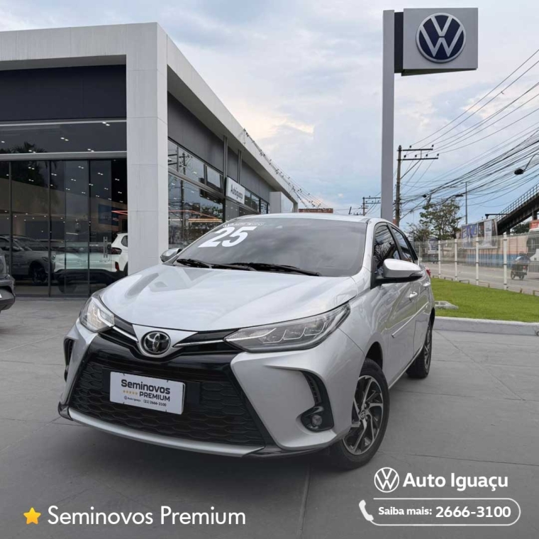 toyota yaris 1.5 16v flex xls multidrive 4p automatico 2025