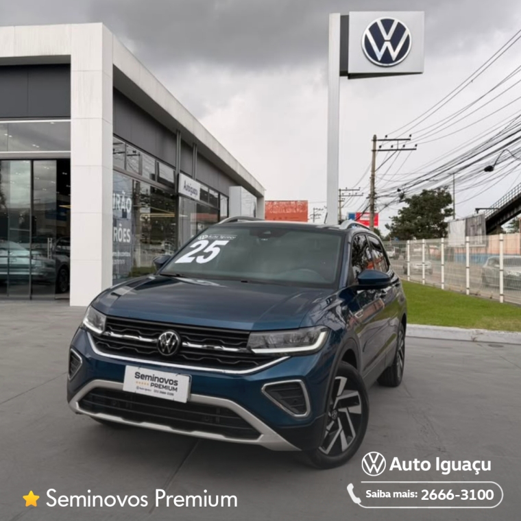 volkswagen t-cross 1.4 250 tsi total flex highline automatico 4p 2025