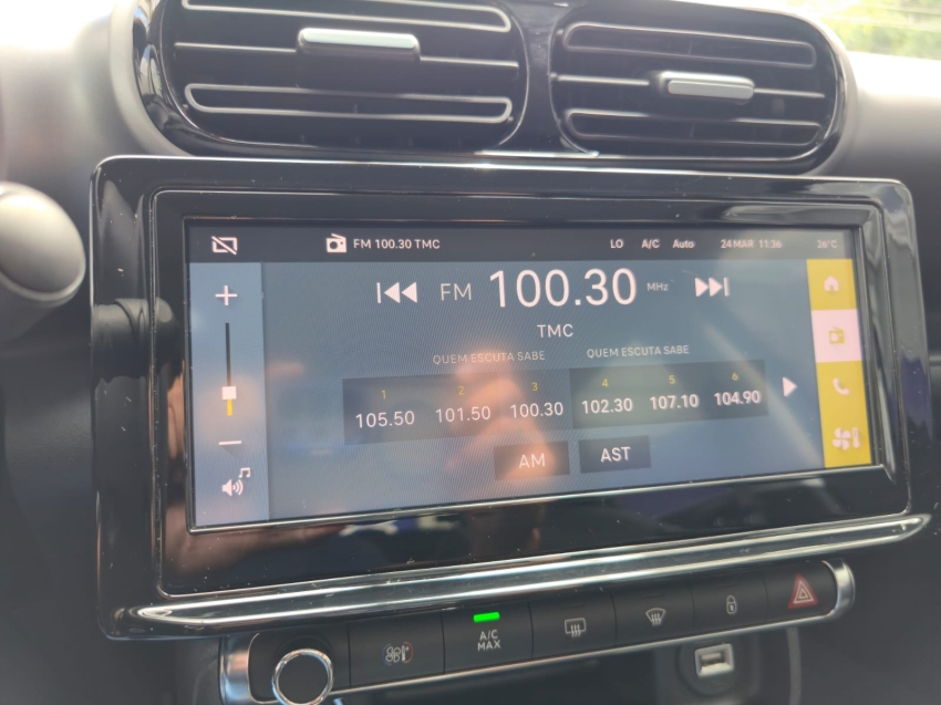 citroen c4 cactus 1.6 vti 120 flex feel pack eat6 4p automatico 202415