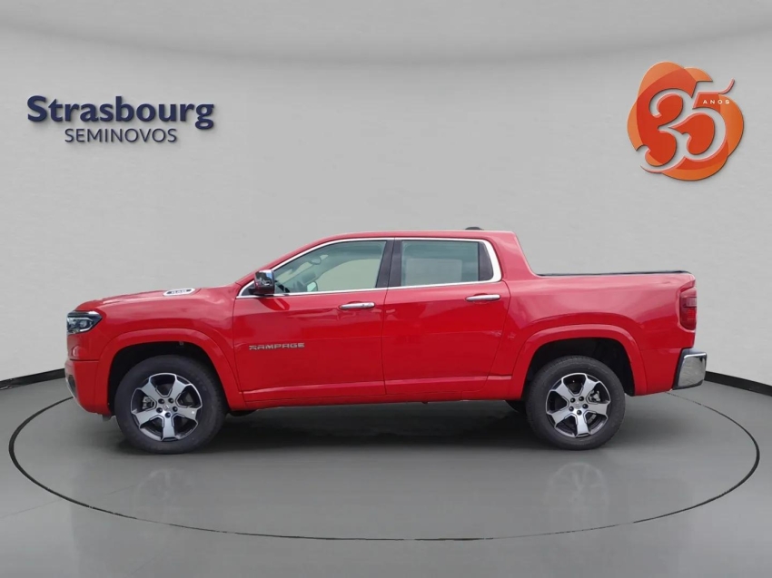 ram rampage 2.2 turbo diesel laramie 4x4 automatico 2.1 4p 20253