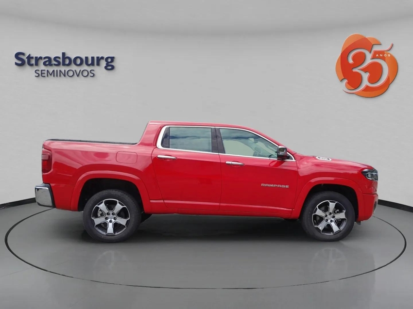 ram rampage 2.2 turbo diesel laramie 4x4 automatico 2.1 4p 20257