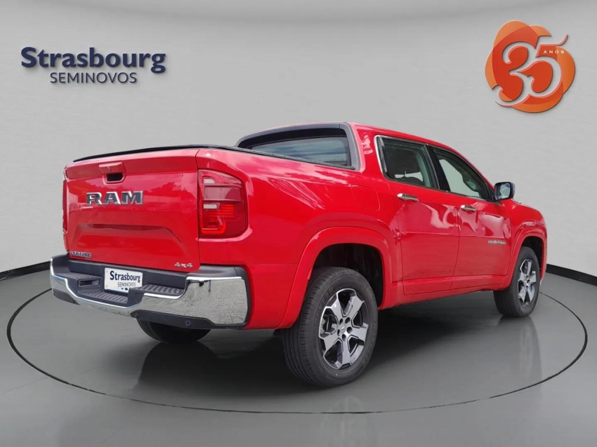 ram rampage 2.2 turbo diesel laramie 4x4 automatico 2.1 4p 20256