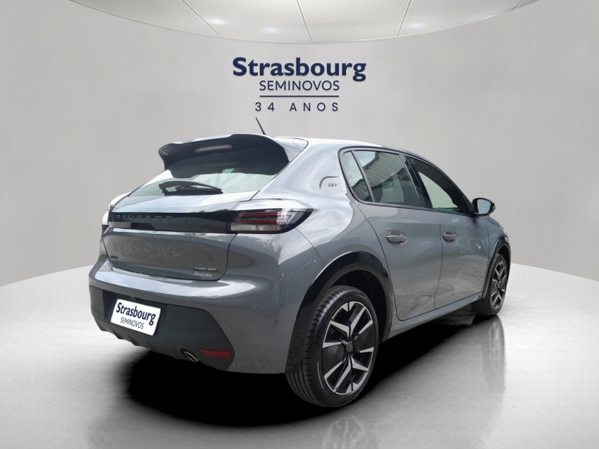 peugeot 208 1.0 turbo 200 flex gt cvt 4p automatico 2025