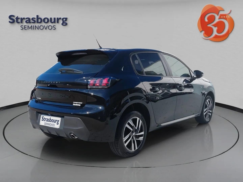 peugeot 208 1.0 turbo 200 flex griffe cvt 5p automatico 20247