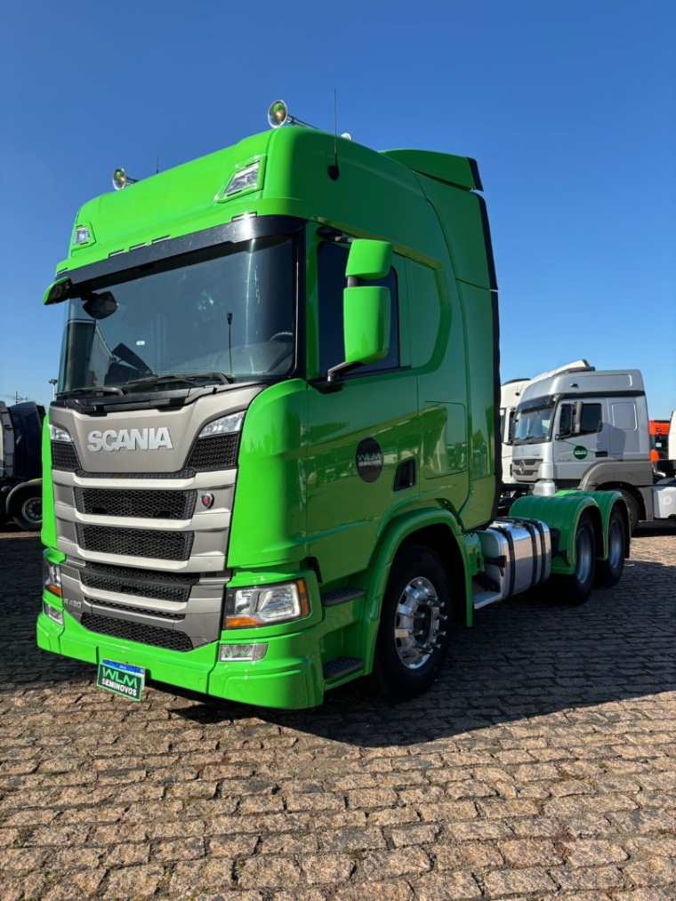 scania r450 a6x2 2023 verde