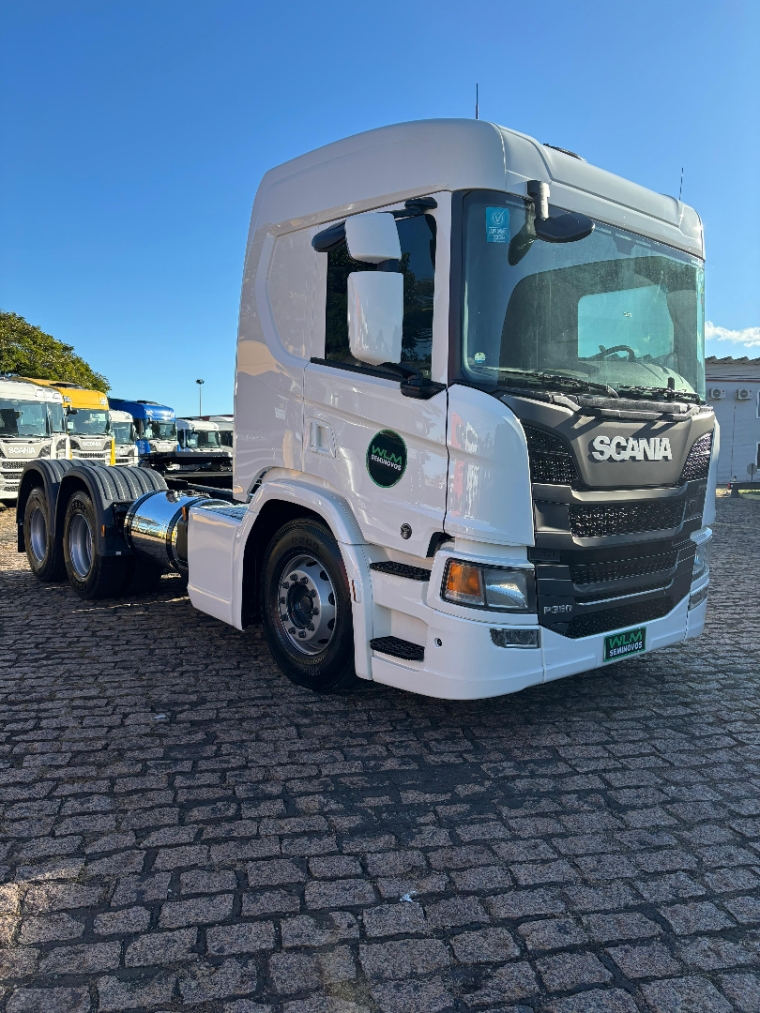 scania p360 6x2 branca retarder