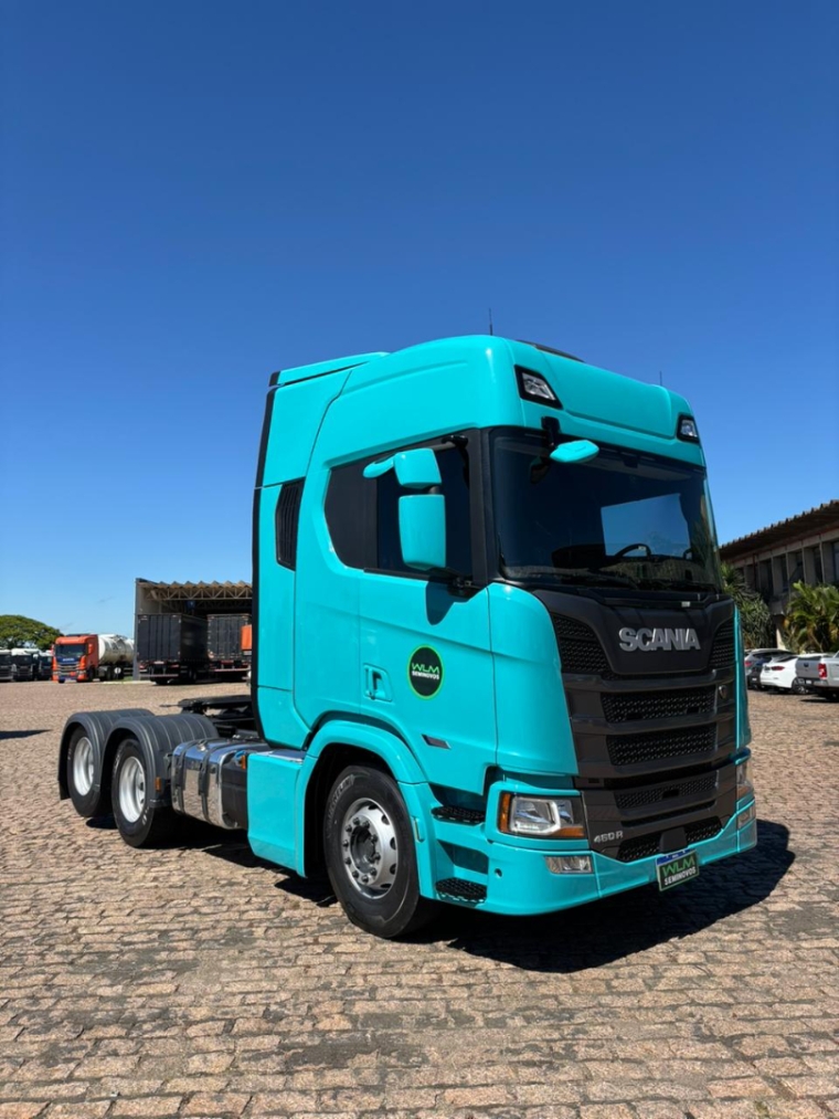 scania r460 a6x2 azul