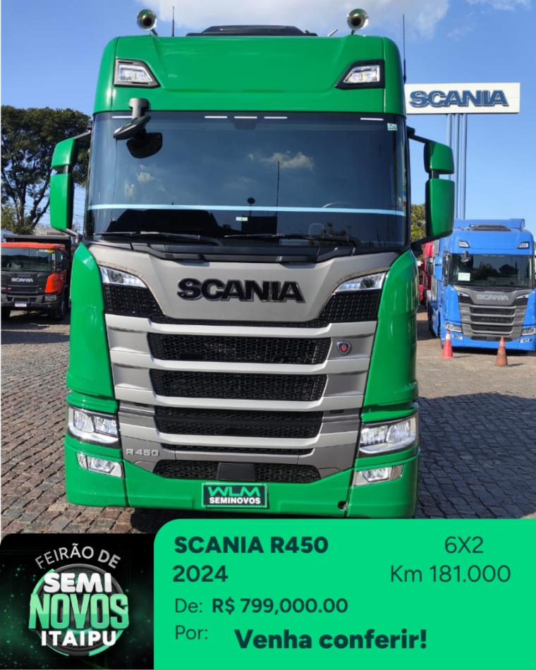 scania r450 6x2 verde