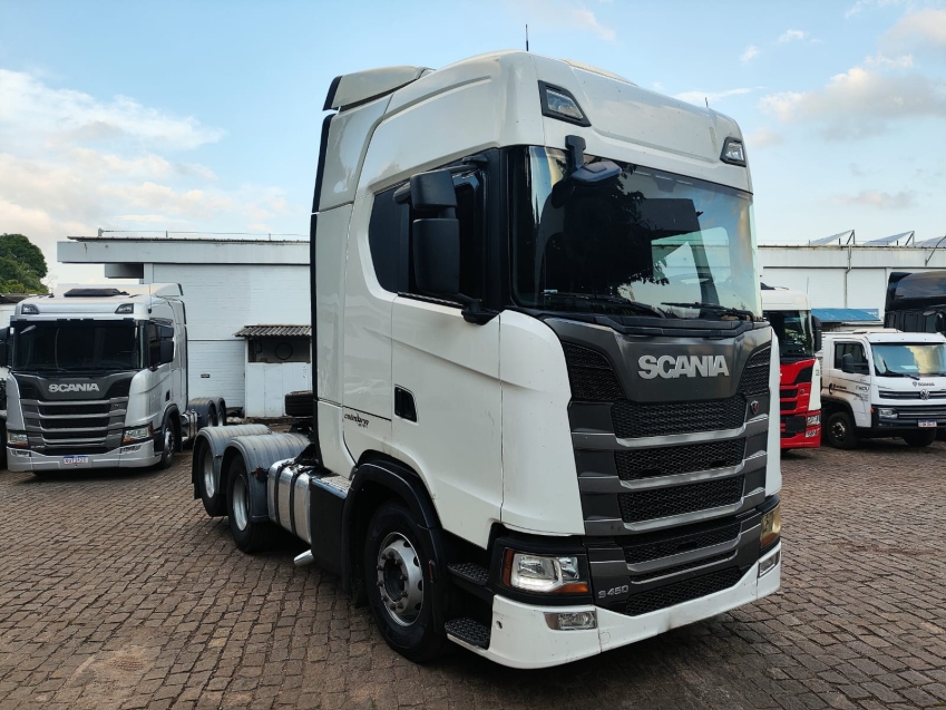 scania s450 a6x2 branco