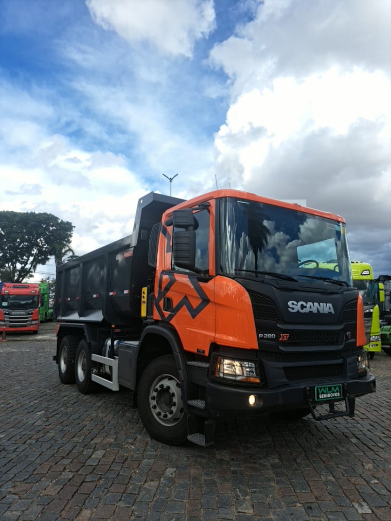 scania p280 b6x4 xt 2025, cacamba rosseti6