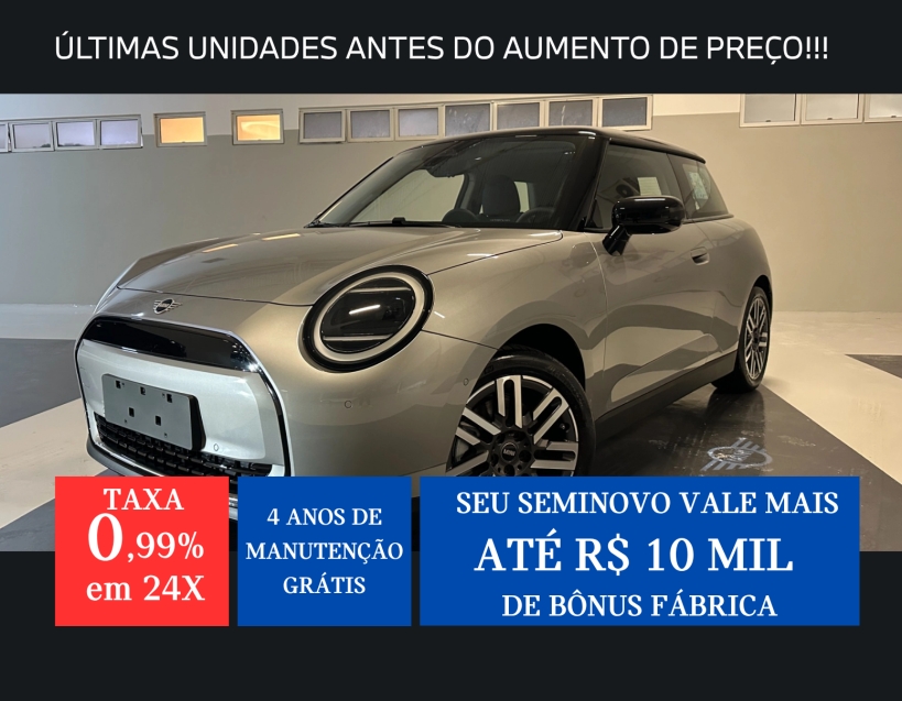 mini cooper 40,7 kw eletrico 2p e 4.0 automatico 2024 mini cooper 40,7 kw eletrico 2p e 4.0 automatico 2024