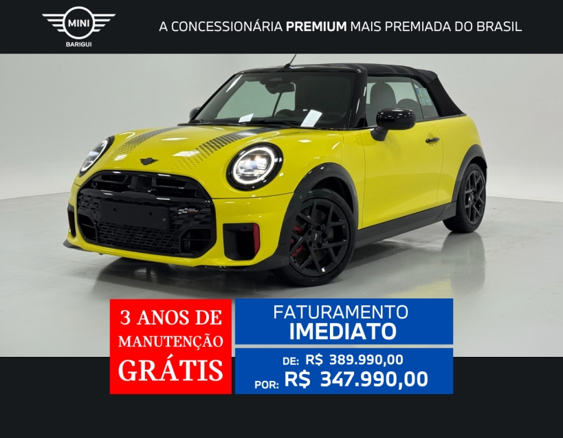 mini cooper 2.0 16v twinpower gasolina john works cabrio steptronic 2p automatico 2026