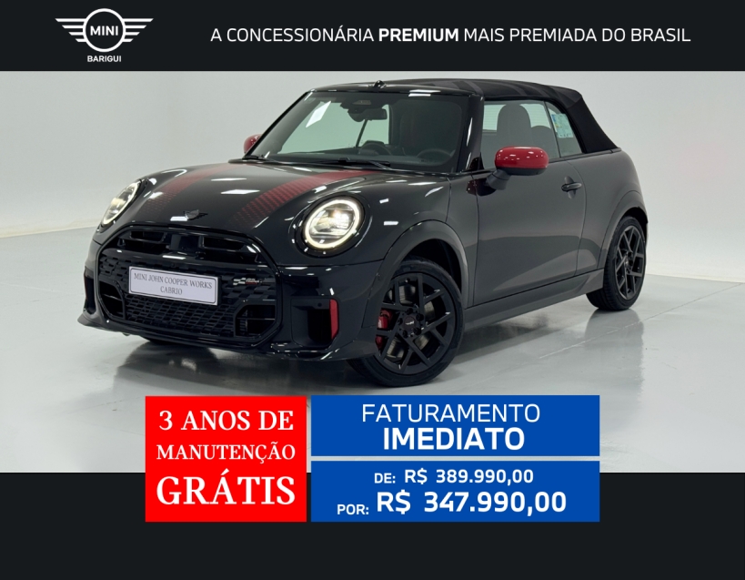 mini cooper 2.0 16v twinpower gasolina john works cabrio steptronic 2p automatico 2026