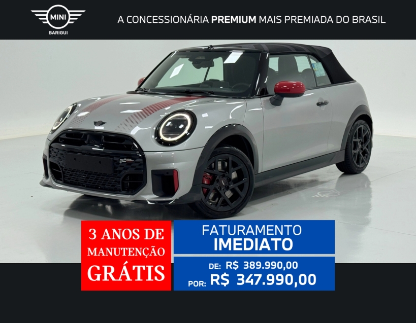 mini cooper 2.0 16v twinpower gasolina john works cabrio steptronic 2p automatico 2026