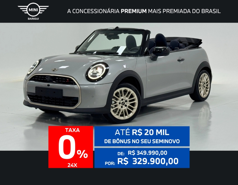 mini cooper 2.0 16v twinpower gasolina s cabrio steptronic 2p automatico 2026