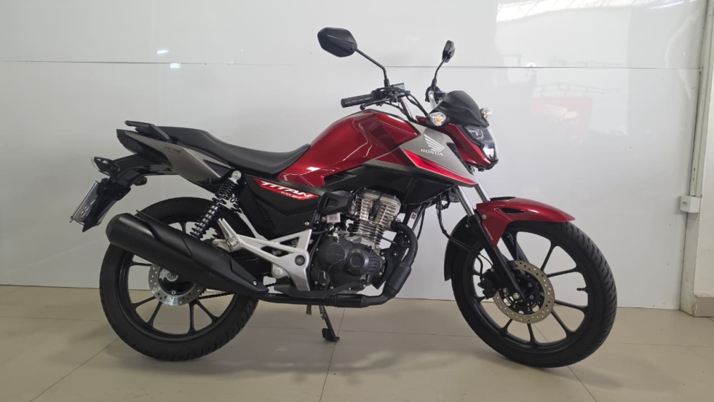 cg 160 titan - 2025 vermelha