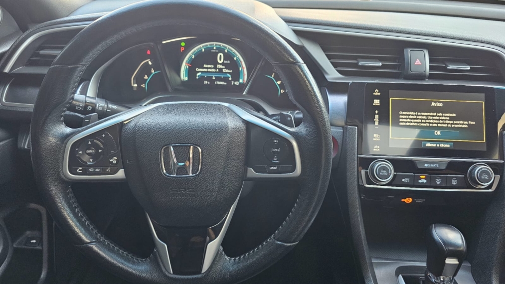 honda civic 1.5 16v turbo gasolina touring 4p cvt automatico 2017