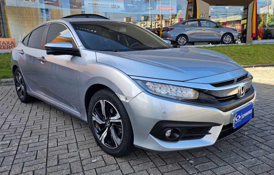 honda civic 1.5 16v turbo gasolina touring 4p cvt automatico 2017