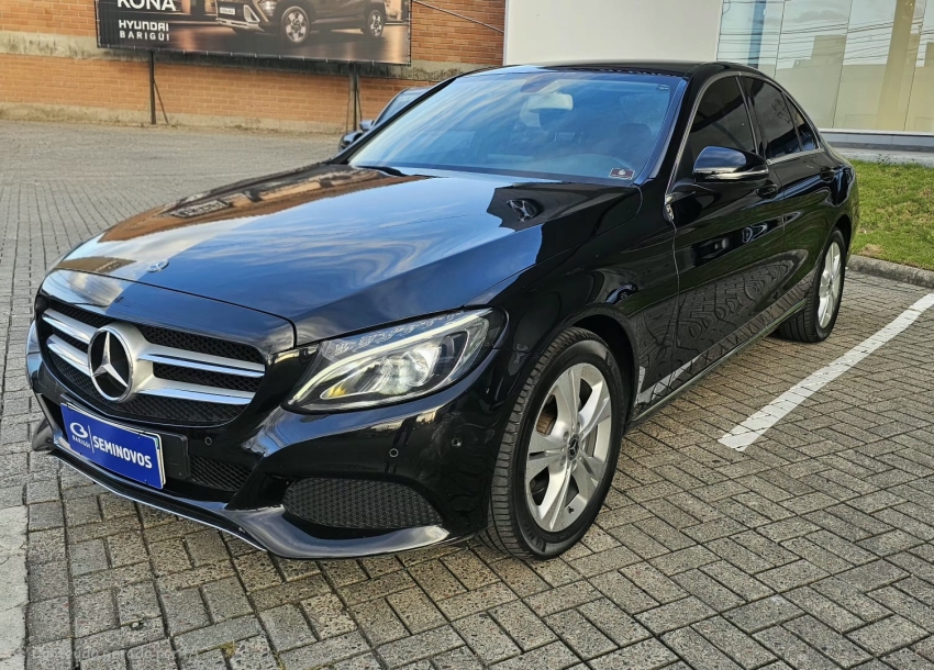mercedes-benz c 180 1.6 cgi flex avantgarde 9g-tronic gasolina 4p automatico 2018