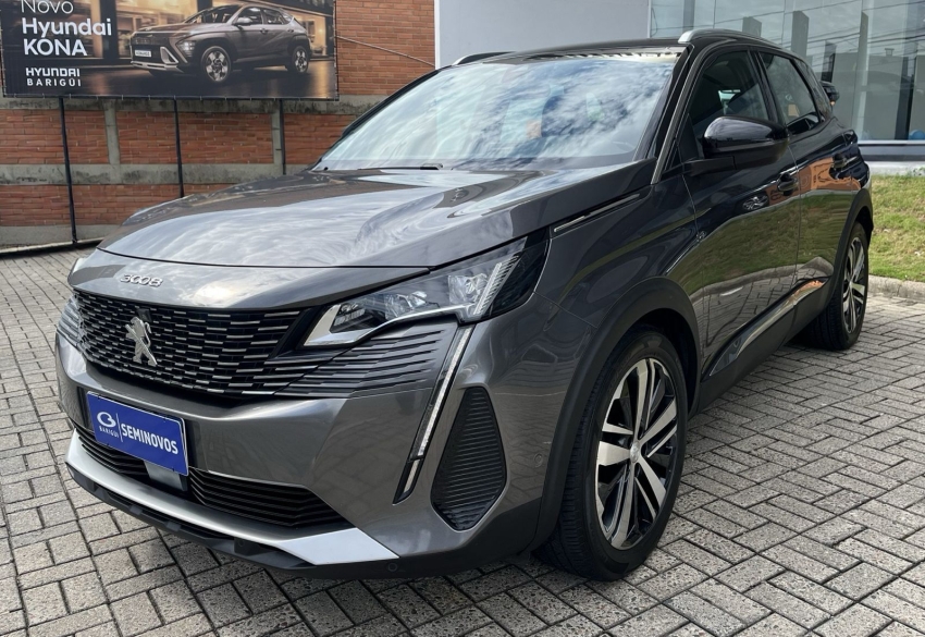 peugeot 3008 1.6 16v thp gasolina griffe automatico 4p 2023