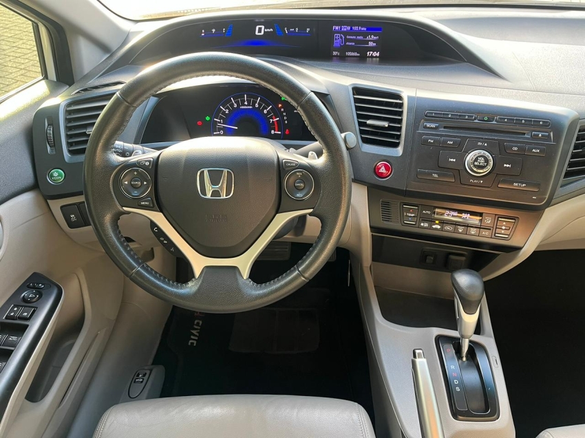 honda civic 2.0 lxr 16v flex 4p automatico 201613