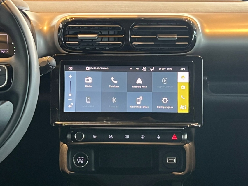 citroen c4 cactus 1.6 vti 120 flex feel pack eat6 gasolina 4p automatico 20247 citroen c4 cactus 1.6 vti 120 flex feel pack eat6 gasolina 4p automatico 20247