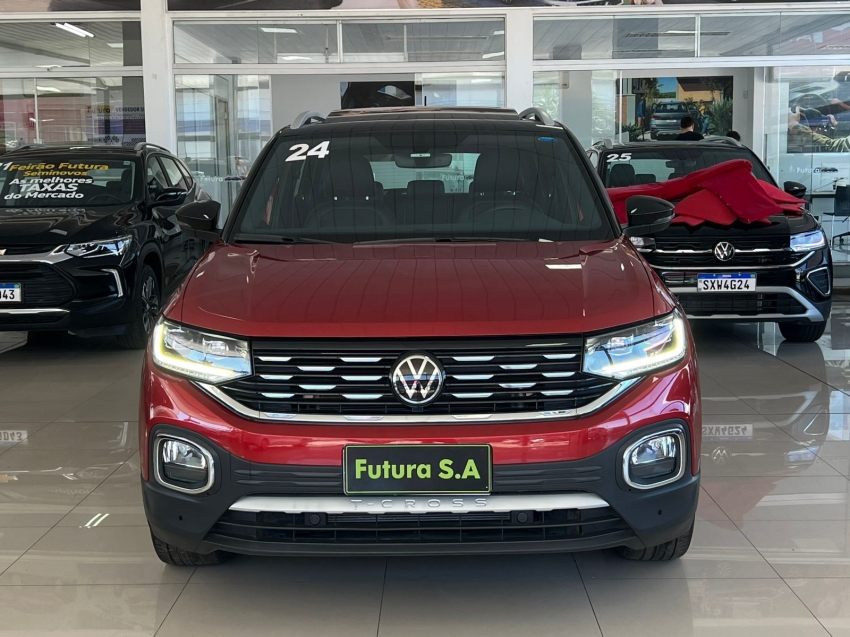 volkswagen t-cross 1.4 250 tsi total flex highline automatico gasolina 4p 20241