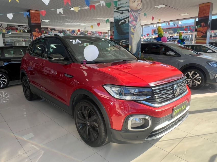 volkswagen t-cross 1.4 250 tsi total flex highline automatico gasolina 4p 2024