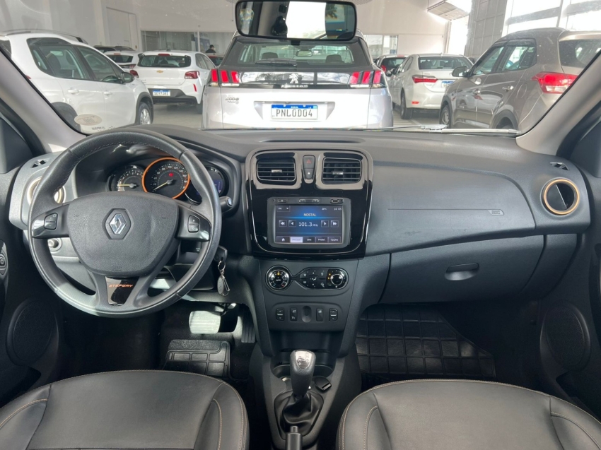 renault sandero 1.6 stepway 8v flex 4p automatizado gasolina manual 20155